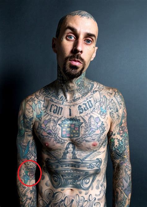 Many people know travis barker from blink 182 for his drumming skills but in the world of ink and color he is better known for his wild tattoos. Travis Barker's 100 Tattoos & Their Meanings - Body Art Guru