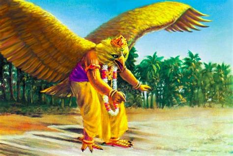 Garuda Mighty King Of Birds And Mount Of Lord Vishnu