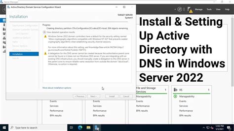 How To Install Setting Up Active Directory With Dns In Windows Server