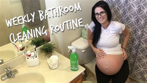 Speed Cleaning Pregnant Edition Bathroom Routine Paige Tilson