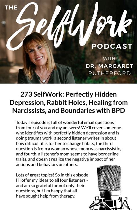 273 Selfwork Perfectly Hidden Depression Rabbit Holes Healing From