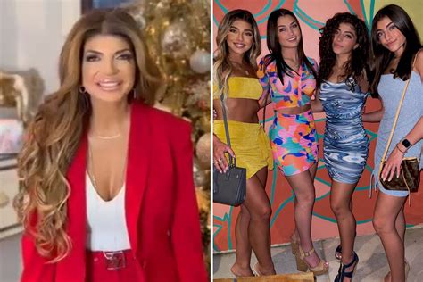 Rhonj S Teresa Giudice Shares Rare Photo Of All Four Stunning Daughters Including Very Private