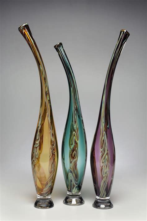 Victor Chiarizia Glass Sculptures Smokey Mtn Strega Verde Amethyst Featured Artist