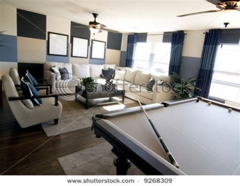 Stylish Modern Luxury Game Room Interior Design With Pool