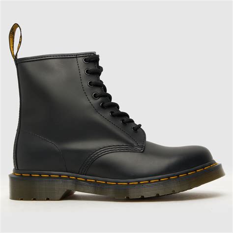 Damen Schwarz Dr Martens 1460 8 Eye Boots Schuh