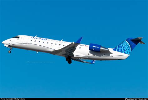 N246ps United Express Bombardier Crj 200lr Cl 600 2b19 Photo By Ricky