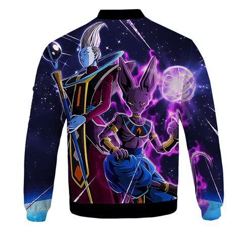The best seller dragon ball z merchandise : Dragon Ball Z Beerus And Whis Awesome Bomber Jacket ...