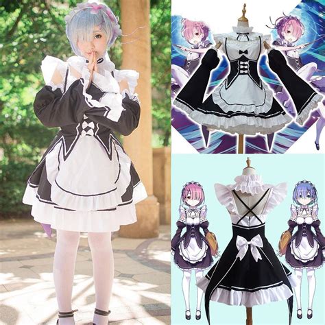 Buy Women Lovely Maid Cosplay Costume Animation Show Japanese Outfit Dress Clothes At Affordable