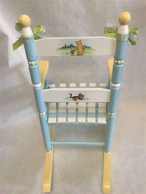 Personalized Hand Painted Rocking Chair Toddler Rocking Etsy