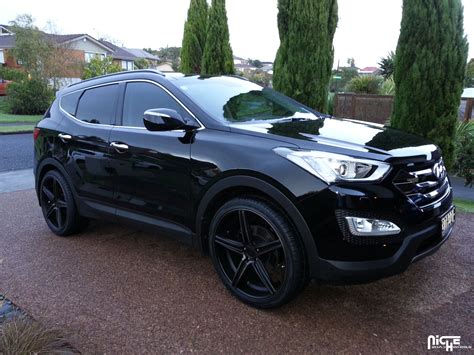 Replacement of tires with a speed rating less than the original equipment tires may reduce performance and handling. Hyundai Santa Fe Sport custom wheels Niche Apex - M126 ...