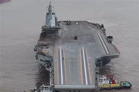 China Releases New Images Of Third Aircraft Carrier Fujian