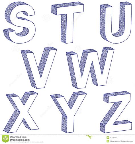 3d Letters Sketch Pencil Art Drawing Lettering 3d Letters