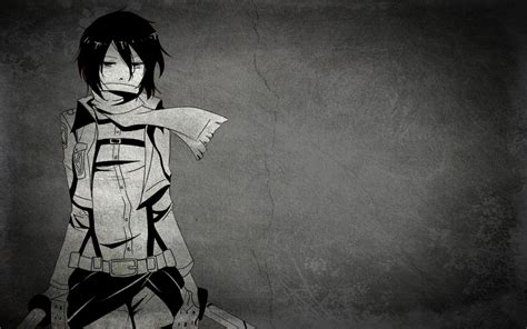 Black And White Anime Wallpapers Wallpaper Cave