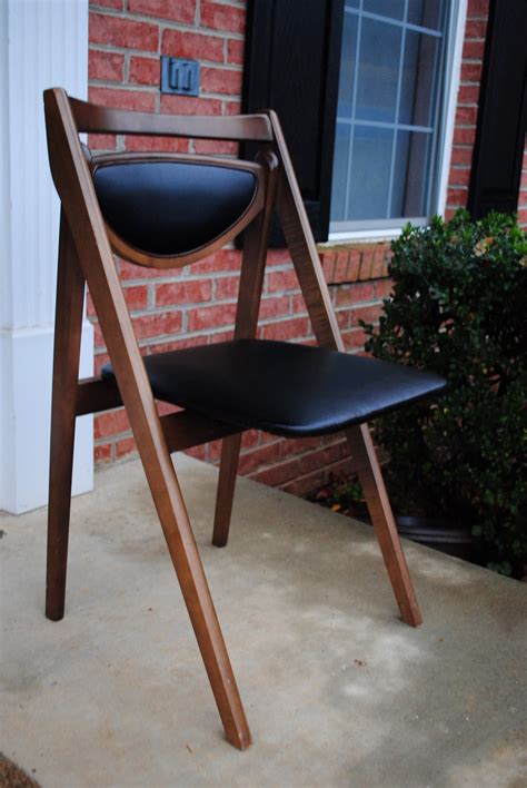Mid Century Modern Finds: (3) Vintage mid century Stakmore folding