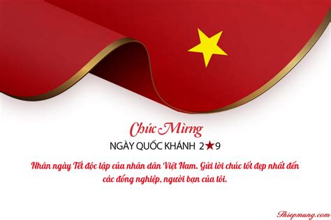 Mẫu Thiệp Chúc Mừng 29 Quốc Khánh Việt Nam đẹp Và ý Nghĩa