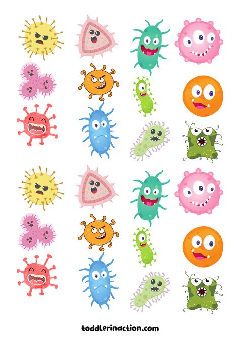 Germs Printable Brushing Teeth Free Printable Toddler In Action Shop