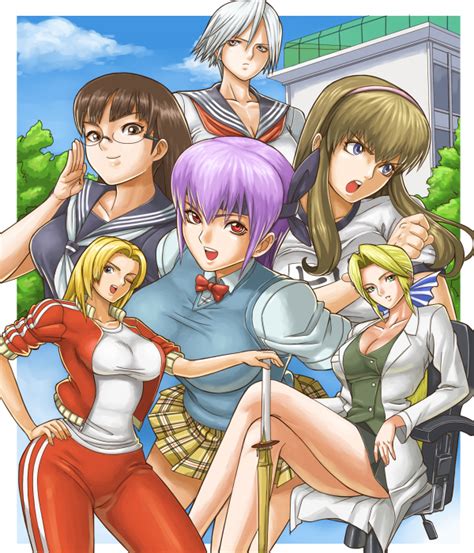 Ayane Hitomi Lei Fang Tina Armstrong Helena Douglas And 1 More Dead Or Alive Drawn By