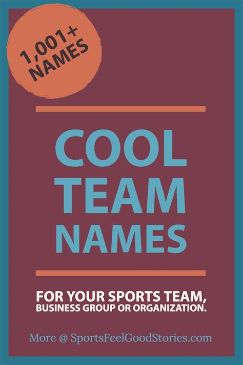Cool Team Names To Make Your Group Stand Out Best Team Names Fun Team Names Funny Team