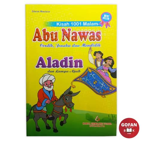 Buku Kisah Malam Abu Nawas Aladin Dan Lampu Ajaib Full Colour