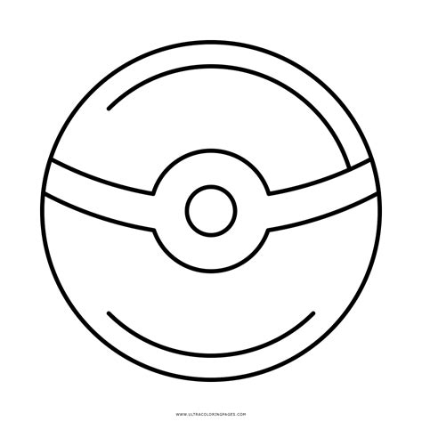 Pokemon Ultra Ball Coloring Pages Sketch Coloring Page