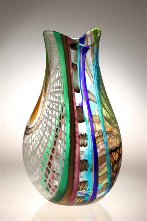 Murano Glass Studio Vase Lodario 17 Glass Art Murano Glass Antique