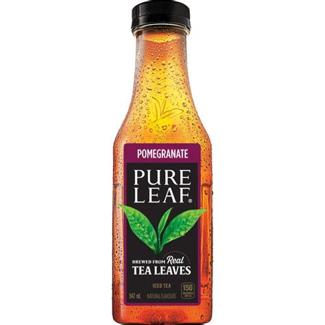 Pure Leaf Pomegranate Iced Tea 547ml Bottle Pepsico Beverages Canada