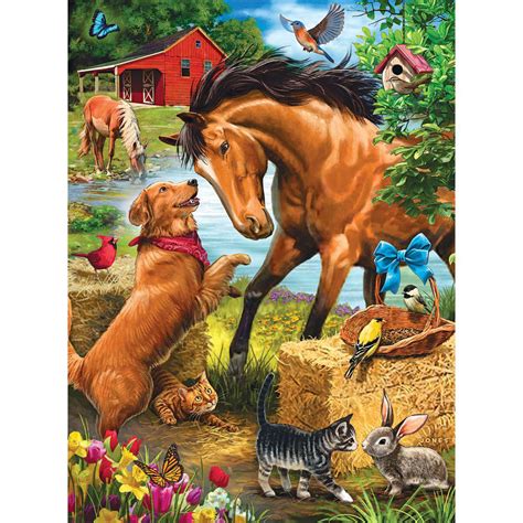 Horse Play 300 Large Piece Jigsaw Puzzle Bits And Pieces Uk