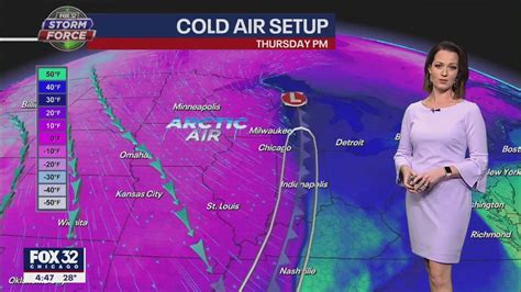 Chicago Weather Arctic Air Inbound Along With Blizzard Conditions
