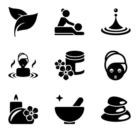 Spa Icon Vector 325275 Free Icons Library