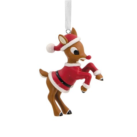 Hallmark Rudolph The Red Nosed Reindeer In Santa Suit Christmas