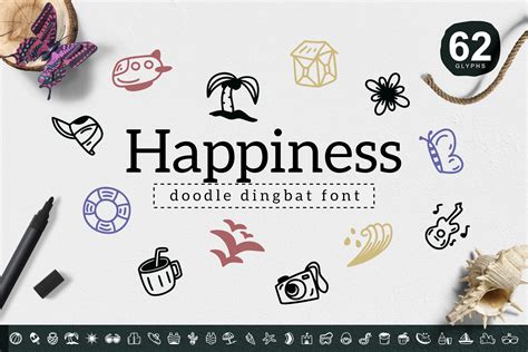 Happiness Font By Yandidesigns · Creative Fabrica