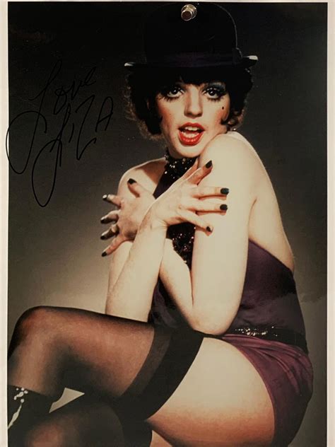 Sold Price Cabaret Liza Minnelli Classic Sexy Signed Photo