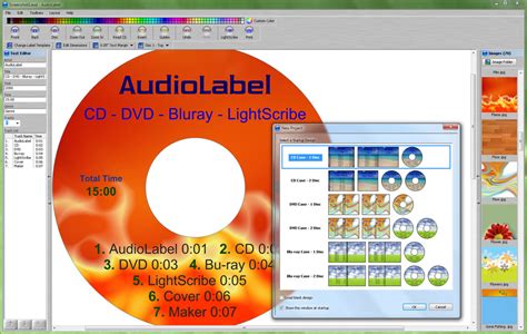 Audiolabel Cover Maker Software For Cd Dvd Lightscribe