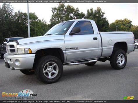 We've rounded up cars that could be your perfect match. 2001 Dodge Ram 1500 Sport Regular Cab 4x4 Bright Silver ...