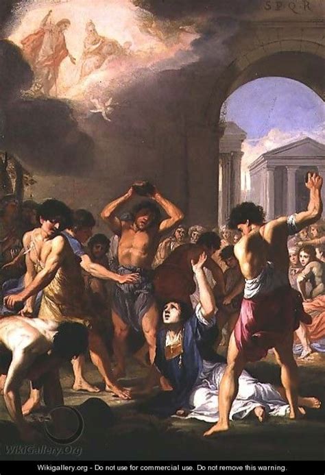 The Martyrdom Of St Stephen C1623 Jacques Stella