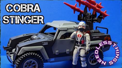 Gi Joe Retro Collection Cobra Stinger Needless Unboxing Youtube