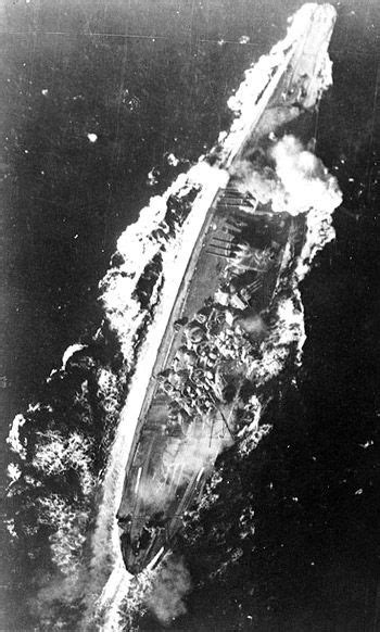 American Aircraft Sink Yamato The Worlds Largest Battleship