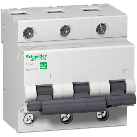 Disjuntor Easy9 Tripolar 125a Curva C Ez9f33392 Schneider Electric