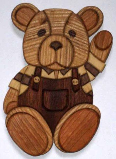 Teddy 8 Intarsia Wood Patterns Intarsia Wood Wood Patterns