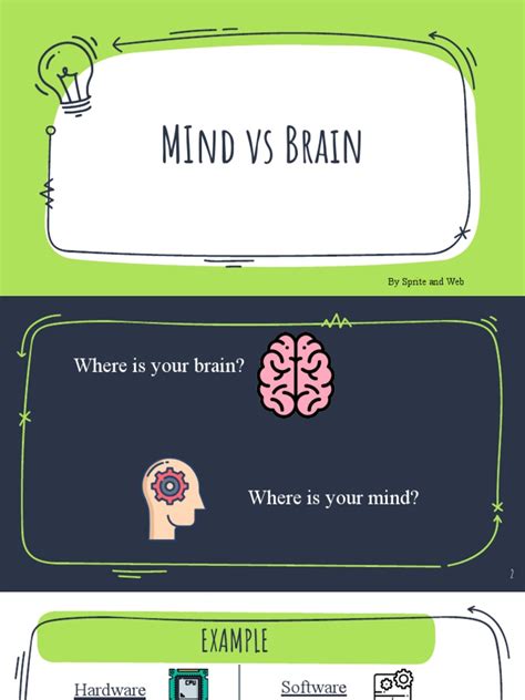 Mind Vs Brain Lesson Pdf