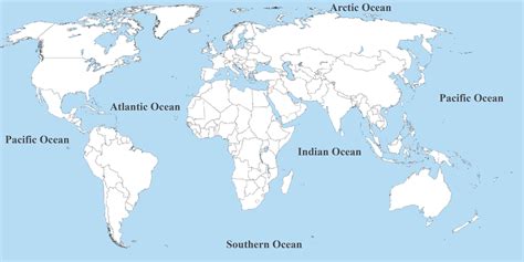 Mapa Del Mundo Con Nombres Paises Oceanos Concepto Agencia Viajes Images