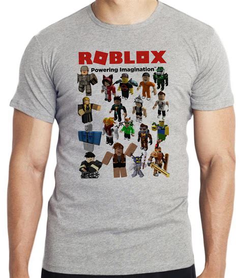 Camiseta Infantil Blusa Criança Roblox Skins Personagens Mod No Elo7