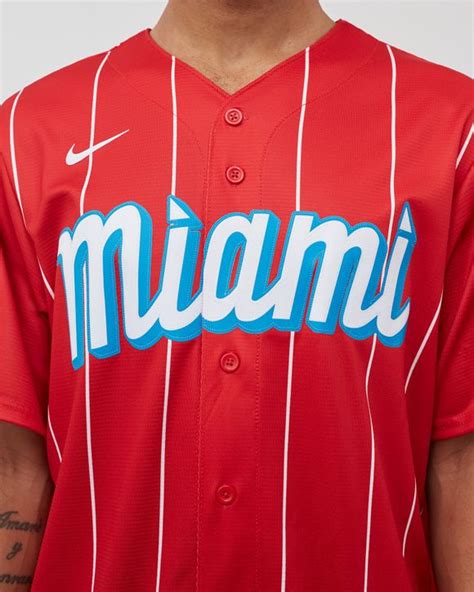 Miami Marlins Official Replica City Connect Jersey Bstn Store