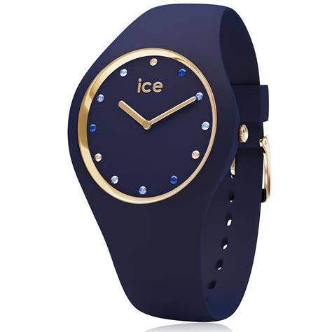 Ice-Watch - Ice-Watch Women's Cosmos 016301 Blue Silicone Quartz Fashion Watch - Walmart.com ...