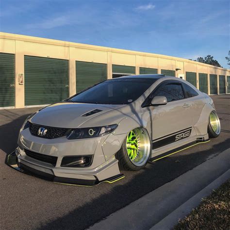 Kevmannz 8th 9th Gen Honda Civic Sedan Widebody Kit