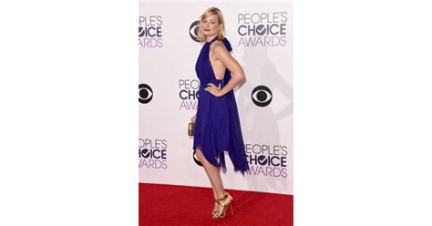 Beth Behrs Celebrities On The Peoples Choice Awards Red Carpet 2015