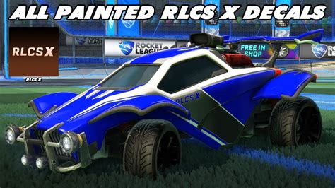 All Painted Rlcs X Octane Painted Decals Rocket League Showcase