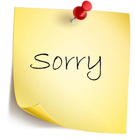 Sorry Transparent Background Png Png Arts