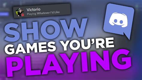 How To Show What Game Youre Playing On Discord Change Activity Status