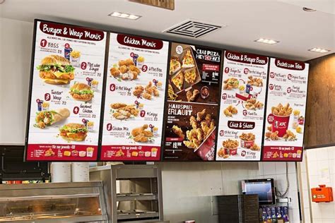 Buckets auf der speisekarte von kentucky fried chicken kfc. Digital Signage & Quick Service Restaurants: KFC rollt ...